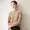 Suéter de Cachemira Nuevo Estilo Otoño Cuello Medio Alto para Mujer, Ropa Interior, Suéter de Cachemira de Cabra Hombro Raglán Tejido en Punto, Capa Base de Punto