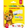 Caneta hidrográfica Neo-Pen Mirim 12 cores