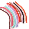 Llavero Antiperdido Cuerda Envuelta Color Sólido Estilo Láser Pulsera Hecha a Mano DIY Cadena para Teléfono Móvil Llavero Accesorios de Joyería