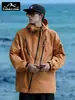 Jaqueta Masculina Tangkez Estilo Montanha para Exterior, Estilo Casal, Nova Jaqueta Casual Solta de Outono, Casaco de Caminhada