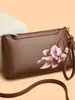 Regalo del Día de la Madre 2025 Nueva Moda Bolso Cruzado de un Solo Hombro para Mujer Bolso de Mamá Bordado Estilo Chino Exquisito Bolso para Teléfono