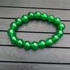 Pulsera de jade de cuarzo multicolor de 10 mm con cuentas redondas para mujer, flor flotante, pulsera de jade verde, artículos de jade.