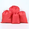 Bolsa de Almacenamiento de Viaje Impermeable de Nailon Portátil Bolsa con Cordón Organizador de Calcetines Ropa Ropa Bolsa de Tela para Salida Sub-empaque