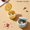 Mini Caixa de Molho, Pote de Molho para Salada Bento, Caixa de Geleia, Dosador Compacto Portátil para Grãos de Café, Caixa de Pílulas para Armazenamento de Grãos