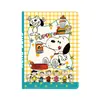 Caderno Fofo para Colorir Snoopy História da Comida Capa de Couro A5 Diário de Desenho de Alto Valor para Estudante