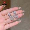 Pendientes Colgantes de Calcedonia con Superficie de Huevo de Hielo Alto, Huevo de Paloma, Copo de Nieve, Collar Nicho de Ágata Hielo Natural Blanco