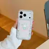 Funda magnética con soporte de conejo Miffy y borde de dibujos animados para Apple 18Promax, adecuada para 17Pro, de doble capa 16Pro, 15
