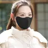 Máscara de Veludo Australiana para Ciclismo Feminino, Proteção contra Vento Frio, Proteção Respirável para os Olhos, Proteção Solar, Aparência 3D Estereoscópica Emagrecedora e Máscara Quente, Fashion