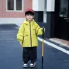 Chaqueta con capucha de Otoño para Niños 2026 Nuevo Estilo Cortavientos Deportivo para Exteriores Infantil Estilo Primavera/Otoño Top Genial para Niño
