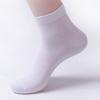 Calcetines de hombre de media caña de primavera y verano de malla de fibra de bambú transpirables y absorbentes del sudor, calcetines finos de negocios Tanfei para hombre al por mayor