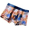Ropa interior para hombre con estampado de fruta Ruyi de caqui, cintura antibacteriana transpirable de algodón modal, pantalones para niños al por mayor
