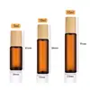 Atacado Transfronteiriço Mini Frasco Transparente com Rolo 5ml10ml Marrom à Prova de Luz Frasco para Óleo Essencial Frasco para Amostra de Cosméticos