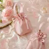Bolsas de dulces para bodas, cajas de dulces de alta gama para bodas, no plegables, bolsas de dulces con cordón para llevar en la mano, recuerdos de boda