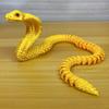 Impressão 3D Cobra Explosões Cobra Articulada Cobra Móvel Enfeites Cobra Brinquedos Pegadinha Barraca Explosões Brinquedo Tendência Mão