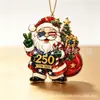 Produto novo transfronteiriço Aniversário Papai Noel 250º Aniversário Papai Noel item de artesanato em acrílico