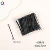 Tienda de 2 yuanes versión coreana de la nueva pinza para el cabello para niños de color negro esmerilado, pinza de caja, accesorios para el cabello de niña de dibujos animados