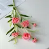 Cravo Longo Artificial Flor Falsa Flor Seca Dia das Mães Dia dos Professores Presente Decoração de Interior para Sala de Estar Ornamentos Florais
