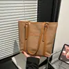 Bolsa de Gran Capacidad Transfronteriza para Mujer Otoño 2026 Nuevo Versátil Moda Hombro Único Bloque de Color Viaje Cotidiano Casual Bolso Tote