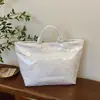 Bolso Tote de Moda y Versátil para Mujer, Nuevo Estilo Otoñal, Bolso Tote Simple de Gran Capacidad para el Trabajo