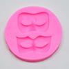 Molde de Silicone Líquido de Alta Qualidade em Formato de Máscara com 2 Furos para DIY Assar Bolo Chocolate Fondant Decoração Molde de Moldagem