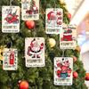 Presentes de Natal 2024-Papai Noel Carteira de Natal Pingente de Carteira Decorações de Árvore de Natal