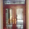 Puerta de Vidrio Templado, Puerta de Entrada de Villa de Aleación de Zinc, Puerta de Entrada de Casa de Campo Autoconstruida de Doble Puerta, Puerta de Entrada de Sala de Estar de Cuatro Puertas