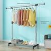 Cabide de aço inoxidável retrátil rack de secagem piso vertical quarto roupas domésticas secagem varanda roupas Rod simples