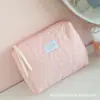 Bolsa de Cosméticos de Almacenamiento de Gran Capacidad, Conveniente y Portátil, para Niña de las Flores, Color Crema, Bolsa Linda para Artículos de Tocador de Viaje