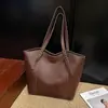 Bolsa Grande de Verano para Mujer, Nueva Tendencia Estilo Coreano Simple Bolso Tote Suave de Gran Capacidad, Bolso de Hombro Casual de Moda