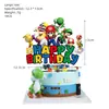Fiesta Temática de Cumpleaños de Mario Super Mary Decoración de Cumpleaños Infantil Plato de Papel Desechable Taza Banderín Globo