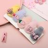 Nuevo Clip de Pico de Pato de Felpa para Niños Otoño e Invierno Coreano Lindo de Dibujos Animados Clip Lateral Popular en Internet Clip para Flequillo Accesorios para el Cabello Combinables
