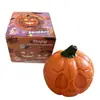 Juguete de calabaza iluminada de Halloween transfronterizo para aliviar el estrés, juguete brillante de rebote lento para aliviar el estrés, juguete de broma con cabeza de calabaza