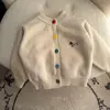 Suéter de Tricô Grosso Vermelho de Ano Novo para Crianças ~ Estilo Inverno Quente e Macio para Meninos e Meninas, Tendência de Casaco Suéter para Bebê