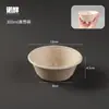 Tigela de raspadinha descartável tigela de embalagem manual tigela de sobremesa de papel descartável biodegradável tigela de smoothie com pasta de taro raspadinha iogurte
