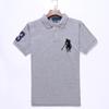 Ropa Polo para Hombre con Gran Logo de Caballo Bordado, Camiseta de Manga Corta, Polo de Manga Media para Golf para Hombre, Corte Holgado