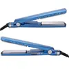 Rizador Recto de Doble Propósito Transfronterizo Plancha Rizadora Pinza para Permanente Azul Nano Titanio Plancha Recta Pinza Enderezador de Cabello