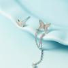 Pendientes de mariposa con borlas, diseño de nicho femenino, estilo frío avanzado, pendientes elegantes, nuevas explosiones 2023