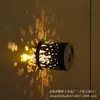 Luz de Pared Solar para Exteriores Lámpara de Proyección Mandala Luz de Jardín Impermeable para Exteriores Luz de Pared Navideña Proyección de Muñeco de Nieve Luz de Pared