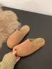 Sandalias de media pantufla cerradas estilo Birkenstock de suela gruesa para mujer, nuevos zapatos tipo mula retro primavera/otoño 2026 con suelas suaves