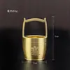 Ornatos de liga manoplas pote das cem bênçãos bule pequeno ornamentos rotativos mahjong bacia de tesouro sólida artesanato em metal