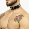 Ropa Sexy Transfronteriza Europea y Americana para Hombres Bondage de Cuero Ropa de Performance para Fiestas Sm Correas Ajustables Atadura
