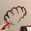 Diadema de Dientes Estilo Coreano para Mujer, Versátil para Lavarse la Cara, Pinza para el Cabello de Moda, Diadema de Gafas en Forma de U
