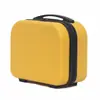 Maleta Plana de PP al por Mayor Herramientas de Maquillaje Caja de Maquillaje Amarillo Arco Caja de Almacenamiento Portátil Regalo Corporativo Equipaje