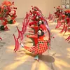 Feria del Templo del Festival de Medio Otoño Celebridad de Internet Colgando Farolillos de Flores Luminosos Se Pueden Hacer Según Fotos Otros Peces Dorados No Se Pueden Dibujar