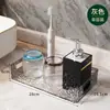 Caixa Organizadora Transparente de Acrílico para Cosméticos, Porta-Maquiagem para Banheiro, Rack de Armazenamento para Produtos de Skincare e Perfume, Caixa Organizadora de Mesa