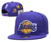 Gorra de baloncesto NBA Lakers, gorra unisex bordada para protección solar, gorra de hip-hop de visera plana, visera grande, ligera