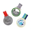 Medalla Conmemorativa Creativa de Carrera de Maratón, Medalla Personalizada con Logotipo de Empresa, Medalla de Metal, Regalo Empresarial Chapado en Oro