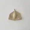 Chapéu de Bebê Yipan Outono e Inverno Estilo Coreano Simples e Fashionável Chapéu de Pássaro Quente e à Prova de Vento Chapéu de Tricô Pulôver para Criança