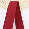 Cinta de Algodón Poliéster de Lados Espesos de 38 mm de Ancho Correa para Cinturón de Pantalón Lona Accesorios Decorativos para Zapatos y Sombreros de Mascotas