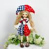 Abrigo para muñeca BJD de 6 puntos, vestido para muñeca de 30 cm, pantalón recto acampanado, vestido para muñeca fantasma.